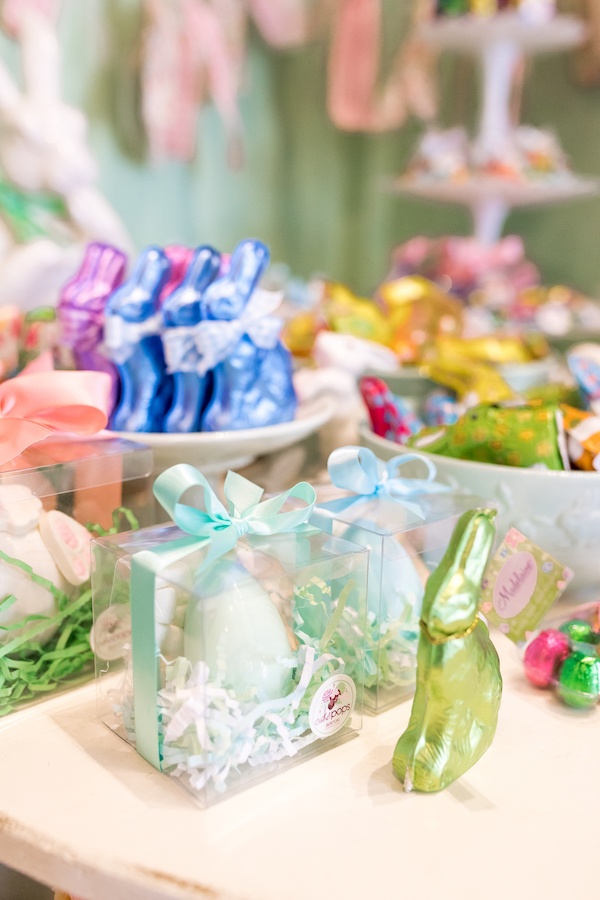 Selection of seasonal chocolate treats for Easter